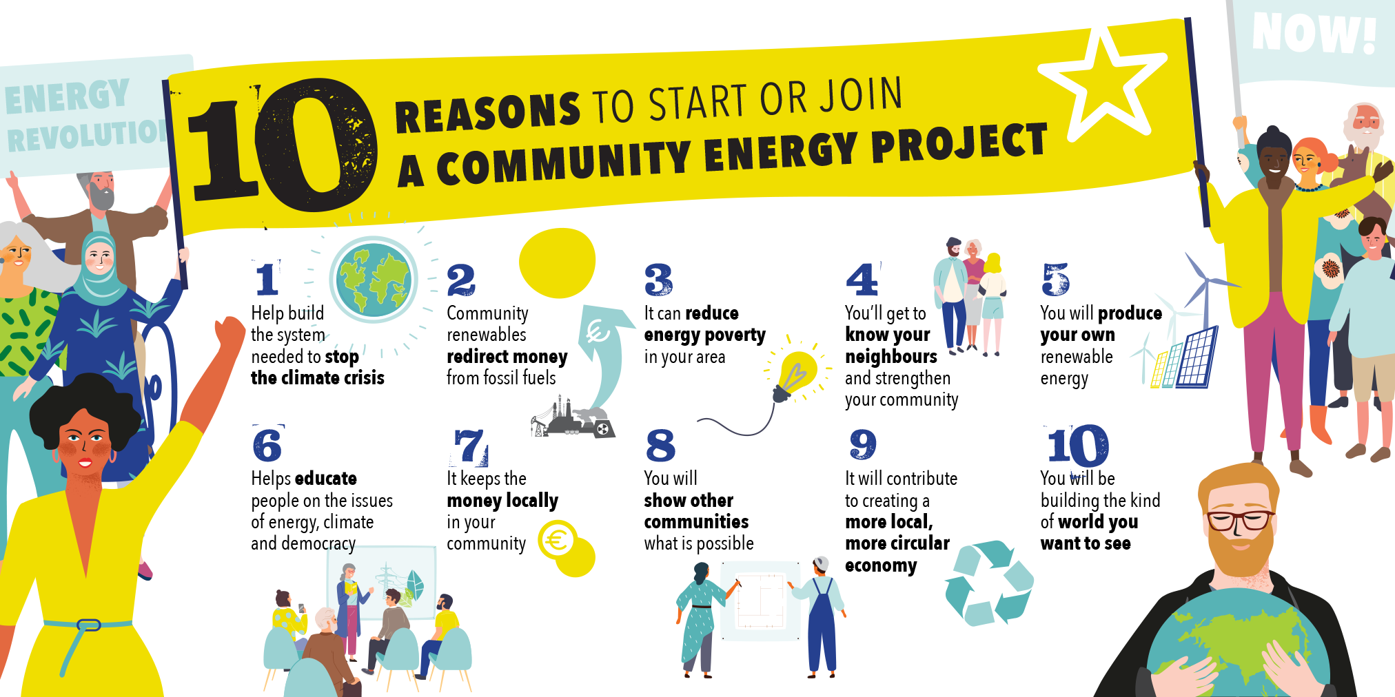 Ten reasons to start or join a community energy project REScoop